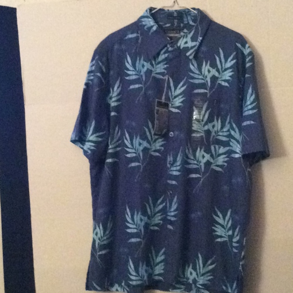 NWT Casual life man’s blue & turquoise shirt # xL